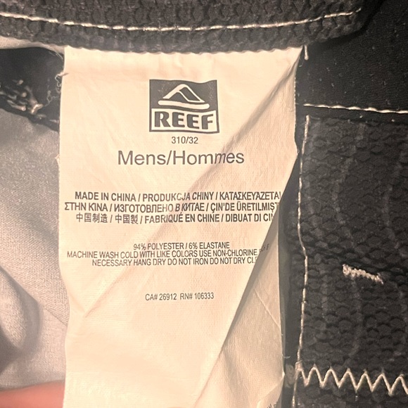 Reef - Mens Size 34 - Board Shorts - Picture 7 of 8